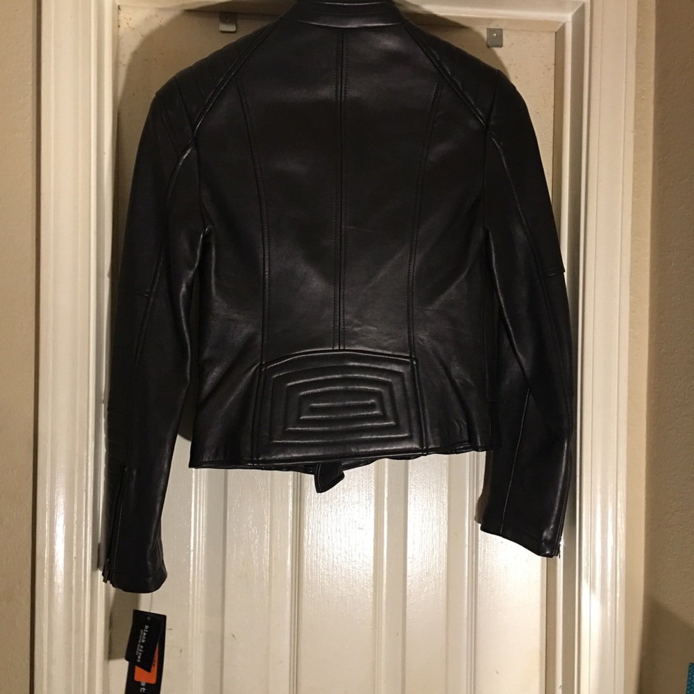 Black Rivet leather jacket - Picture 2 of 4